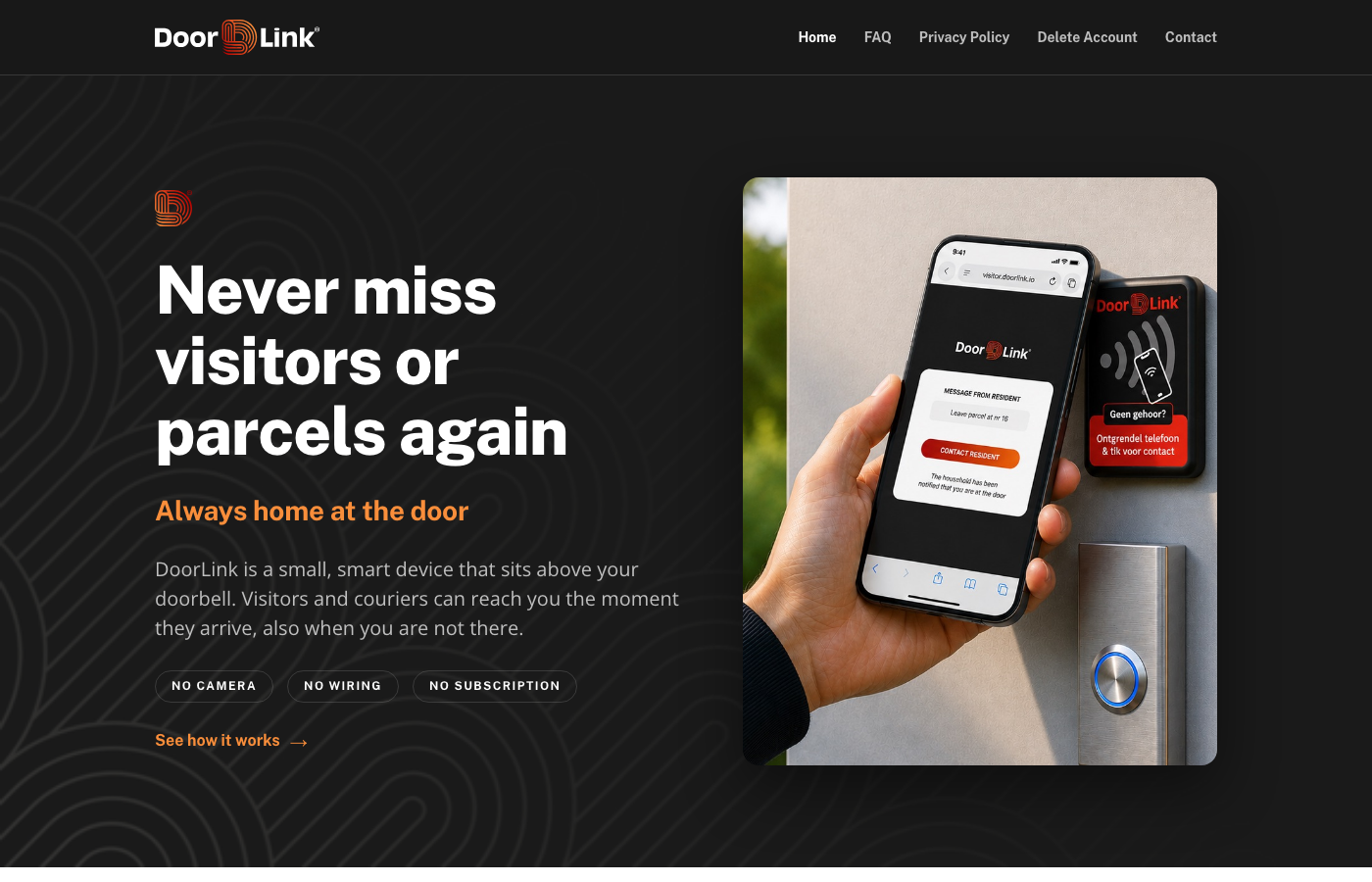 DoorLink — NFC visitor calling for the front door