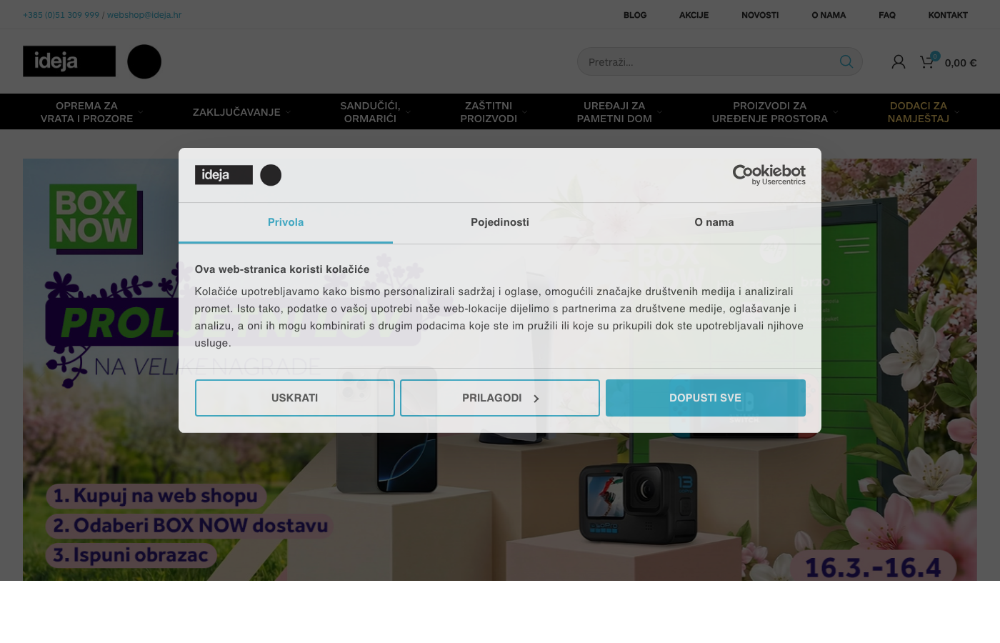 Ideja multi-language security hardware webshop