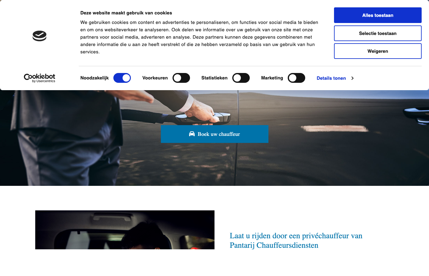 Pantarij chauffeur fleet management platform