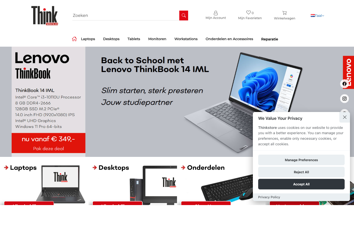 ThinkStore — Apple specialist and e-commerce partner
